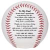 Personalized Baseball for Dad, Fathers Day Keepsake, Birdthday Gift for Dad view 1