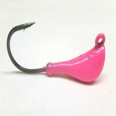 10 "Banana Painted Jig Head Blackfish Striper Lure Ultra Point Hook -Pink 6oz