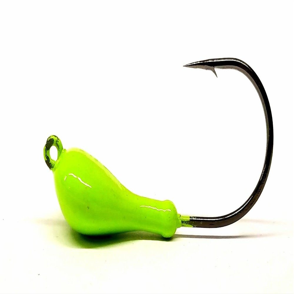 10 "Sparkie Jig Head Striped Bass Walleye Lure Ultra Point Hook-Char 1oz