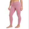 Colorfulkoala Women's High Waisted Tummy Control Workout Leggings 7/8 Length Ultra Soft Yoga Pants 25" (XS, Mauve Pink) view 1