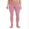 Colorfulkoala Women's High Waisted Tummy Control Workout Leggings 7/8 Length Ultra Soft Yoga Pants 25" (XS, Mauve Pink) view 3
