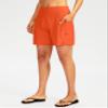 G Gradual Women's 7" Long Swim Board Shorts High Waisted Quick Dry Beach Swimming Shorts for Women with Liner Pockets(Orange,3XL) view 2