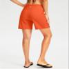 G Gradual Women's 7" Long Swim Board Shorts High Waisted Quick Dry Beach Swimming Shorts for Women with Liner Pockets(Orange,3XL) view 3