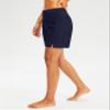 G Gradual Women's 7" Long Swim Board Shorts High Waisted Quick Dry Beach Swimming Shorts for Women with Liner Pockets(Navy,S) view 2