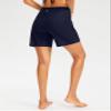G Gradual Women's 7" Long Swim Board Shorts High Waisted Quick Dry Beach Swimming Shorts for Women with Liner Pockets(Navy,S) view 3