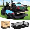 10L0L 4 Passenger Golf Cart Cargo Net for Yamaha,Club Car DS/Precedent, EZGO TXT/RXV, Adjustable Elastic Storage Net, Cargo Mesh Organizer Nets with Strong Buckle view 1