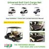 10L0L 4 Passenger Golf Cart Cargo Net for Yamaha,Club Car DS/Precedent, EZGO TXT/RXV, Adjustable Elastic Storage Net, Cargo Mesh Organizer Nets with Strong Buckle view 2