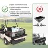 10L0L 4 Passenger Golf Cart Cargo Net for Yamaha,Club Car DS/Precedent, EZGO TXT/RXV, Adjustable Elastic Storage Net, Cargo Mesh Organizer Nets with Strong Buckle view 3