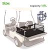 10L0L 4 Passenger Golf Cart Cargo Net for Yamaha,Club Car DS/Precedent, EZGO TXT/RXV, Adjustable Elastic Storage Net, Cargo Mesh Organizer Nets with Strong Buckle view 4
