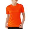 SG Edge Women Essential Short Sleeve Rash Guard Swim Shirt,Sunset Red,Size S view 2