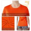 SG Edge Women Essential Short Sleeve Rash Guard Swim Shirt,Sunset Red,Size S view 4