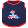 4th of July Small Puppy Clothes Independent Day Dog Shirts USA Flag Dog Outfit for Boy Girl Star Striped Printed view 1