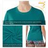 SG Edge Women Essential Short Sleeve Rash Guard Swim Shirt,Tropical Green,Size S view 3