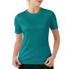 SG Edge Women Essential Short Sleeve Rash Guard Swim Shirt,Tropical Green,Size S view 4