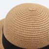Women Wide Brim Straw Summer Hat UV Protection Sun Hat Elegant Bowknot Beach Hat Packable Travel Bucket Sun Hat view 4