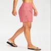 G Gradual Women's 7" Long Swim Board Shorts High Waisted Quick Dry Beach Swimming Shorts for Women with Liner Pockets(Hyper Pink,XXL) view 2