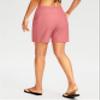 G Gradual Women's 7" Long Swim Board Shorts High Waisted Quick Dry Beach Swimming Shorts for Women with Liner Pockets(Hyper Pink,XXL) view 4