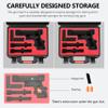 Kinghardcase Hard Gun Case Handguns for Glock Case Waterproof Pistol Case With Foam TSA Approved handgun case for GLOCK G17/G19/G43/G20/G21/G22/G23/G31/G32/G37/G38/G45 Pistol Accessories view 3