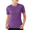 SG Edge Women Essential Short Sleeve Rash Guard Swim Shirt,Berry Conserve,Size M view 2