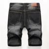 Men's Ripped Distressed Short Pants with Pockets Straight Stretch Jean Shorts Classic Slim Fit Denim Shorts (Grey,28) view 3
