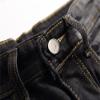 Men's Ripped Distressed Short Pants with Pockets Straight Stretch Jean Shorts Classic Slim Fit Denim Shorts (Grey,28) view 4