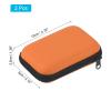 PATIKIL Dart Case, 2 Pack Multi-functional EVA Darts Carrying Storage with Mesh Pockets for Darts, Tips, Flights, Accessories, Orange view 2
