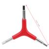Dilwe Three Way Hex Wrench,Three Way Triangle Wrench Portable Light Weight Three way Inner Hex Wrench for Bicycle Maintance Repairing view 3