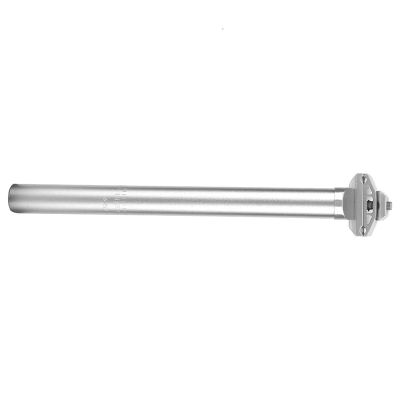 25.4*300MM Shockproof,Bike Seatpost Mountain Road Saddle Seat Post Tube Seatpost for Mountain Bikes and Road Bikes (Silver)