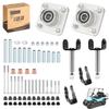 10L0L Deluxe Golf Cart Front End Repair Kit for Club Car Precedent 2004-Up Gas & Electric, Precedent Front Suspension Bushings Bolts Rebuild Kit view 1