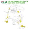 10L0L Deluxe Golf Cart Front End Repair Kit for Club Car Precedent 2004-Up Gas & Electric, Precedent Front Suspension Bushings Bolts Rebuild Kit view 2