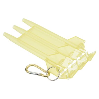 PATIKIL Portable Nylon Dart Storage Box, Durable Dart Case Keep Your Darts Secure, Yellow