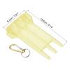 PATIKIL Portable Nylon Dart Storage Box, Durable Dart Case Keep Your Darts Secure, Yellow view 2