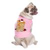 Pancake Dog Sleeveless Shirt - Illustration Dog Shirt - Cute Dog Clothing - Heather, M view 3