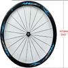 ZECHAO V Brake Road Bike Wheelset 700C,Double Wall Ultra-Light Aluminum Alloy 40mm Racing Cycling Wheels C Brake for 7/8/9/10/11 Speed Wheelset (Color : Blue, Size : 700C) view 4