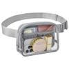 Clear Fanny Pack for Stadium Events Clear Belt Bag for Women Men for Concerts Sports Beach Hiking Cycling(Grey) view 1