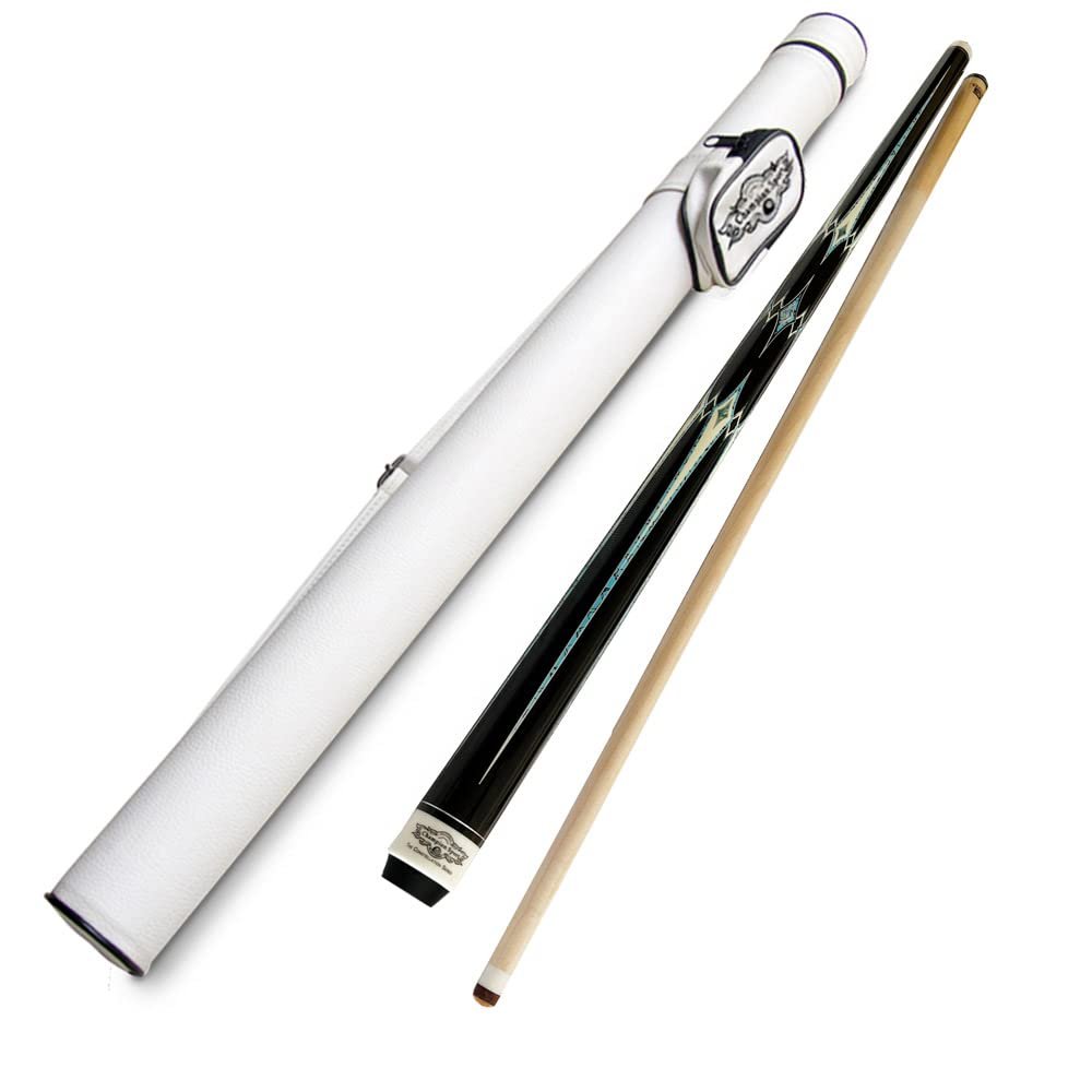 Champion Constellation Pool cue-,56 inches, 57 inches, 60 inches, 11.75, 12.5mm, 12.75mm, or 13mm, White case or Black Case (12.5mm tip Size, White case, CN-1 Pool cue 57 inches Long 18oz)