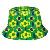 ROSIHODE Cute Brazil Flag Bucket Hat Funny Summer Unisex Brazilian Print Bucket Hat for Women Men view 1
