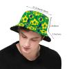 ROSIHODE Cute Brazil Flag Bucket Hat Funny Summer Unisex Brazilian Print Bucket Hat for Women Men view 3
