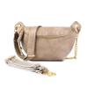 Fanny Packs for Women Cross Body Leather Belt Bag Sling Bag for Women Crossbody Purse Fashion waist packs with Two Strap. view 1