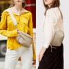 Fanny Packs for Women Cross Body Leather Belt Bag Sling Bag for Women Crossbody Purse Fashion waist packs with Two Strap. view 2
