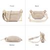 Fanny Packs for Women Cross Body Leather Belt Bag Sling Bag for Women Crossbody Purse Fashion waist packs with Two Strap. view 3