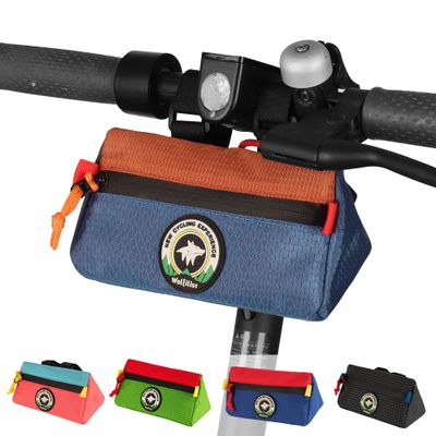 Vortika Bike Handlebar Bag,Kids Bicycle Front Basket Pack,Waterproof Bikes Bag,Small Bicycle Handle Bar Bag for Boys Girls Men Women