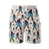 Galaxy Bigfoot Men's Quick Dry - Sasquatch Hawaiian Shorts for Men - Beach Shorts Swim Trunks Set 14 (TND-LN-14) Size XL view 1