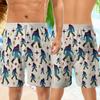Galaxy Bigfoot Men's Quick Dry - Sasquatch Hawaiian Shorts for Men - Beach Shorts Swim Trunks Set 14 (TND-LN-14) Size XL view 3