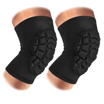 Knee Pads Compression Leg Sleeve Knee Sleeve for All Sports Wrestling Protector Gear, Youth & Adult Sizes, 1 Pair of Knee Paded(Short Sleeve,Black_XS_2 Pack)