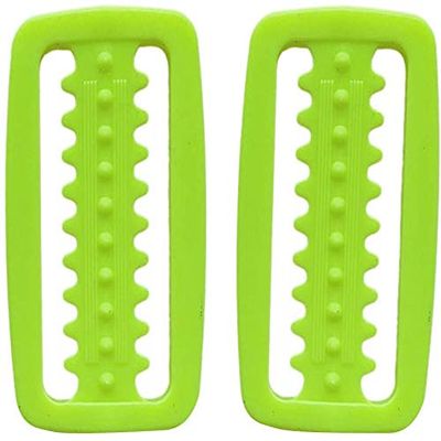 2 inch Universal Weight Belt Keeper Retainer Stopper Slider for Underwater Scuba Diving Dive Snorkeling Free Diving 2Pcs/Set (Yellow)