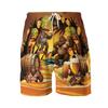Bigfoot Beer Men's Quick Dry - Drink Beer Hawaiian Shorts for Men - Beach Shorts Swim Trunks Set 14 (TND-LN-14) Size M view 1