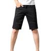 Men's Casual Straight Breathable Denim Shorts Cotton Ripped Jean Shorts Classic Slim Short Pants with Pockets (Black,32) view 1