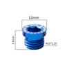 Brakes Post Mount Screws Road Bike Screw Bolt Brakes Aluminum Alloy Fixed Gear for V Brake Hole MTB M10*1.25 Bicycle Parts(red) view 2