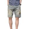 Men's Loose Straight Jean Shorts Casual Classic Washed Denim Shorts Retro Cotton Short Pants with Pockets (Blue3,32) view 1